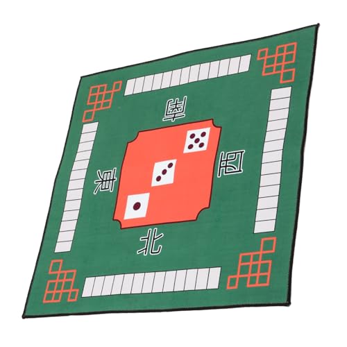 MOLUCKFU Mahjong-Tischdecke Tischdecke für Mahjong Mahjong-Tischplatte Mahjong-Tischmatte Spiele Poker tischauflage Poker tischdecke Mahjong Tischdecke Kachel-Gaming-Cover Gummi Green von MOLUCKFU