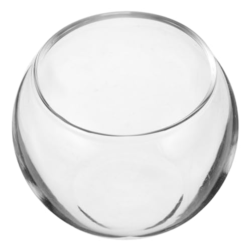 MOLUCKFU Minimalistisches Glasfischglas 5 cm Mini-Aquarium Rund Landschaftstank Dekoratives Herzstück Für Zuhause Puppenhaus-zubehör MOLUCKFU Minimalistisches Glasfischglas 5 cm Mini-Aquarium Rund Landschaftstank Dekoratives Herzstück Für Zuhause Puppenhaus-zubehör von MOLUCKFU