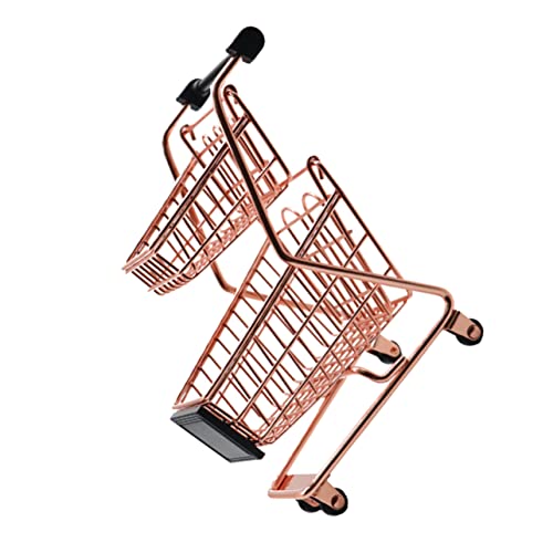 MOLUCKFU Mini-einkaufswagen Trolley Spielzeug Aufbewahrungsbox Dekoration Für Kinderzimmer Und Wohnraum von MOLUCKFU