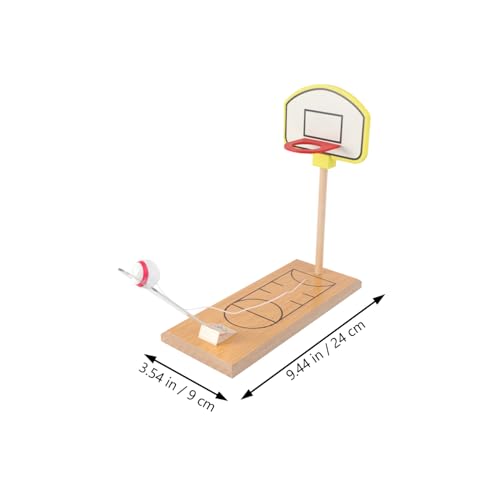 MOLUCKFU Mini Holz Basketball Tischspiel Finger Basketball für Ab Jahren Fördert Kreativität Hand Auge koordination und Fingerkraft Nachhaltiges Eltern Junge Mädchen Interaktionsspiel von MOLUCKFU