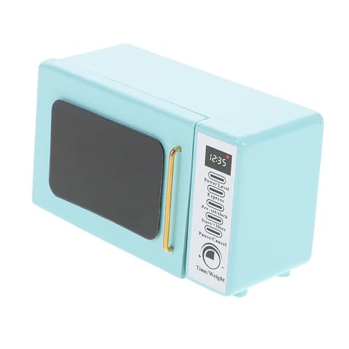 MOLUCKFU Miniatur-mikrowellenherdmodell Aus Holz Küchenzubehör Für Mini-häuser Elektrogeräten-Modell Für Heimdekoration von MOLUCKFU