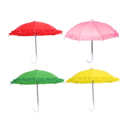 MOLUCKFU Mini- -Regenschirm-Spielzeug Für Kinder Kunststoff Lernspielzeug Puppenzubehör Mini- von MOLUCKFU