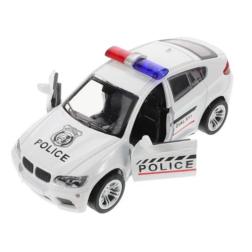 MOLUCKFU Mini-polizeiauto-Spielzeug, Maßstab 1:32, LKW, Rückzugsauto-Spielzeug, Ideal Für Kinder, Kleinkinder, Sammler, Spieldisplay, Klassisches Modellauto MOLUCKFU Mini-polizeiauto-Spielzeug, Maßstab 1:32, LKW, Rückzugsauto-Spielzeug, Ideal Für Kinder, Kleinkinder, Sammler, Spieldisplay, Klassisches Modellauto von MOLUCKFU