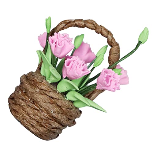 MOLUCKFU Miniatur Blumenkorb Für Puppenhaus Dekoration Für Mini Garten DIY Zubehör Ideal Für Mini Garten Deko Und Wohnaccessoires MOLUCKFU Miniatur Blumenkorb Für Puppenhaus Dekoration Für Mini Garten DIY Zubehör Ideal Für Mini Garten Deko Und Wohnaccessoires von MOLUCKFU