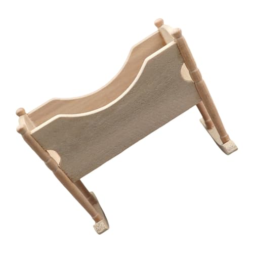 MOLUCKFU Miniatur Holzschaukelbett Für Puppenhaus Dekorative Wiege Für Miniatur Einrichtung Ideales Zubehör Für Puppenhaus Und Miniaturlandschaften MOLUCKFU Miniatur Holzschaukelbett Für Puppenhaus Dekorative Wiege Für Miniatur Einrichtung Ideales Zubehör Für Puppenhaus Und Miniaturlandschaften von MOLUCKFU
