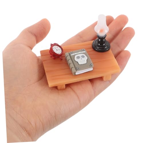 MOLUCKFU Miniatur Schreibtisch und Bücher Set Handmontiertes DIY Möbelmodell mit Filigraner Realistischer Gestaltung Platzsparend für Puppenhaus Dekoration und Kreatives Basteln MOLUCKFU Miniatur Schreibtisch und Bücher Set Handmontiertes DIY Möbelmodell mit Filigraner Realistischer Gestaltung Platzsparend für Puppenhaus Dekoration und Kreatives Basteln von MOLUCKFU