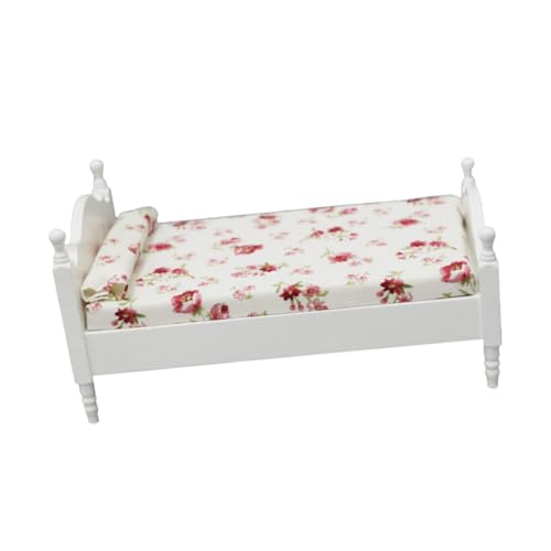 MOLUCKFU Minibett Mini-einrichtungsschmuck Miniaturbettmodell Mini-hausbett Mini- -doppelbett Mini-schlafzimmermöbel Miniaturmöbel Mini-hausschmuck Mini-doppelbett Hölzern Weiß MOLUCKFU Minibett Mini-einrichtungsschmuck Miniaturbettmodell Mini-hausbett Mini- -doppelbett Mini-schlafzimmermöbel Miniaturmöbel Mini-hausschmuck Mini-doppelbett Hölzern Weiß von MOLUCKFU