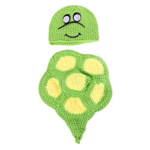 MOLUCKFU Neugeborenen Fotografie Outfit Handgefertigtes Strickkostüm mit Kapuze für Babyfotoshooting Grünes Schildkröten Design für Mädchen Weich und Bequem Vielseitig Einsetzbar MOLUCKFU Neugeborenen Fotografie Outfit Handgefertigtes Strickkostüm mit Kapuze für Babyfotoshooting Grünes Schildkröten Design für Mädchen Weich und Bequem Vielseitig Einsetzbar von MOLUCKFU