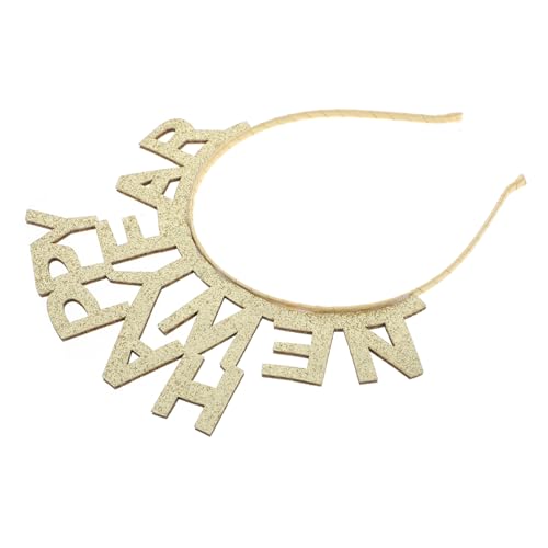 MOLUCKFU Glitzer-stirnband Mit Neujahrsdekor Neujahrs-haarreifen Partyschmuck Für Mädchen MOLUCKFU Glitzer-stirnband Mit Neujahrsdekor Neujahrs-haarreifen Partyschmuck Für Mädchen von MOLUCKFU
