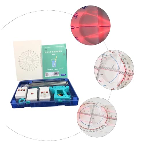 MOLUCKFU Physik Experimentierset Optik Lernset Kit Licht Experimentierkasten für Schüler Praktisches Verschleißfestes Lehrmittel für Kreatives Lernen und Vielseitigen Physikunterricht von MOLUCKFU