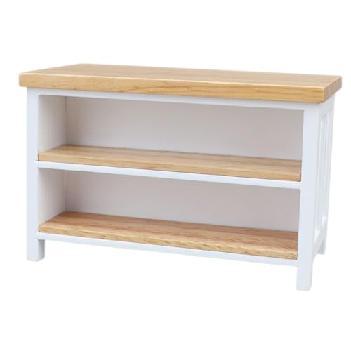 MOLUCKFU Puppenhausmöbelmodelle Miniatur Holztisch Stabiles Dekoration Winziges Zimmer Schreibtischmodell von MOLUCKFU