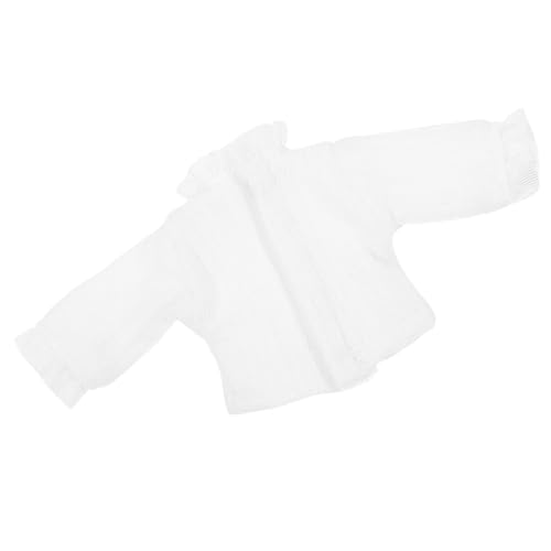 MOLUCKFU Puppenkleidung Puppenhemdmodell Miniatur-Hemd-Accessoire Puppenhaus-Shirt-Modell Winzige Puppenhemd-dekore Dekoratives Puppenshirt Puppenhemdkleidung Puppen-DIY-zubehör Stoff von MOLUCKFU