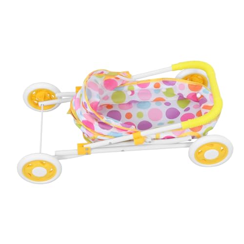 MOLUCKFU Mini-puppenwagen Spielzeug Zusammenklappbarer Kinderwagen Für Kinder Realistisches Aufbewahrungsfach Für Den Kinderwagen Pädagogisches Spielset Für Mädchen MOLUCKFU Mini-puppenwagen Spielzeug Zusammenklappbarer Kinderwagen Für Kinder Realistisches Aufbewahrungsfach Für Den Kinderwagen Pädagogisches Spielset Für Mädchen von MOLUCKFU