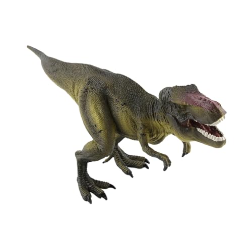 MOLUCKFU Realistisches Dinosaurier Modell aus Kunststoff Stilvolle Carnosaur Dekofigur für Schreibtisch und Bücherregal Lebensechte Simulation Sicheres Material und Sammlerstück von MOLUCKFU