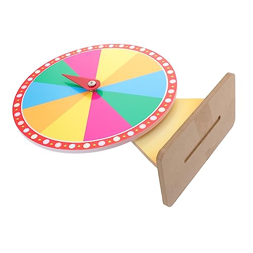 MOLUCKFU Roulette-Spiel Glücksradspiel Rotierendes Rad für Drehscheibe verlosen trocken abwischbares Rad großes Rad Rad-Spiel-Requisite Party-Handelsrad kt-Board von MOLUCKFU