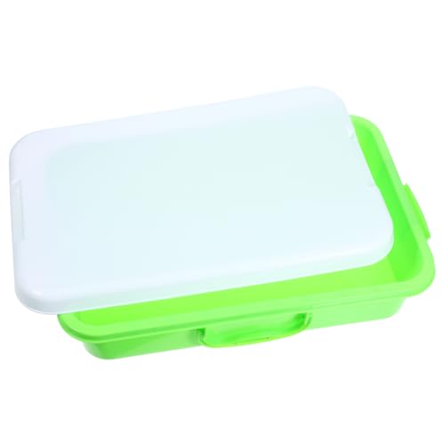 MOLUCKFU Tragbarer Sandkasten Mit Deckel Aufbewahrungsbox Für Kinder Handliches Sandtablett Für Draußen-Spiele von MOLUCKFU
