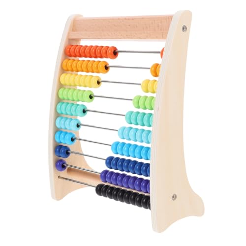 MOLUCKFU Holzrechenbrett Set Aus Rechenabacus Mit Bunten Mathematisches Lernspielzeug Für Zur Der Frühen Rechenfähigkeiten Vintage Abacus Für Grundschüler Und Vorschulkinder von MOLUCKFU