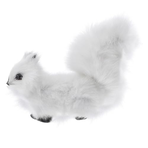 MOLUCKFU Kleine Plüsch-eichhörnchenfigur Lebendige Mini-tierstatue Pelzige Eichhörnchen-Dekoration Weihnachtsbaum Für Schreibtisch Oder Heim MOLUCKFU Kleine Plüsch-eichhörnchenfigur Lebendige Mini-tierstatue Pelzige Eichhörnchen-Dekoration Weihnachtsbaum Für Schreibtisch Oder Heim von MOLUCKFU