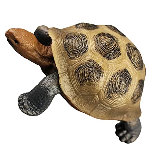 MOLUCKFU Künstliche Schildkrötenfigur Aus PVC Als Spielzeug Dekoration Für Schreibtisch Oder Wohnraum Lehrreiches Tierspielzeug von MOLUCKFU