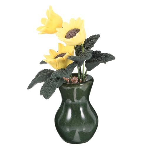 MOLUCKFU Simulierte Sonnenblumen Ornamente, Miniatur Topfblumenmodell, Miniatur Puppenhauspflanzen, Blumen, Miniaturpflanzen, Miniatur Blumenmodell, Miniatur Blumendekor, Mini MOLUCKFU Simulierte Sonnenblumen Ornamente, Miniatur Topfblumenmodell, Miniatur Puppenhauspflanzen, Blumen, Miniaturpflanzen, Miniatur Blumenmodell, Miniatur Blumendekor, Mini von MOLUCKFU
