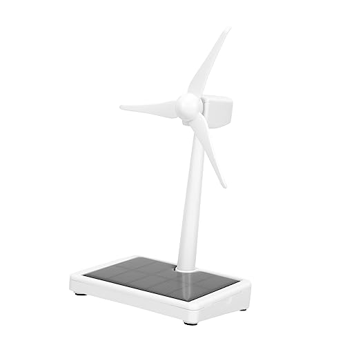 MOLUCKFU Solar Windmühlen Modell für Kinder Selbstgemacht Wissenschaftsspielzeug Interaktive Solar Windmühle für Lernprojekte und Experimente von MOLUCKFU