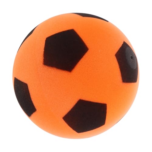 MOLUCKFU Stiller Fußball für drinnen Mute Fußball Quiet Fußball kinderfußball fußball für drinnen Hausfußball im Fußball Indoor-Fußball für Mini-Fußball PU-Schaum Yellow von MOLUCKFU