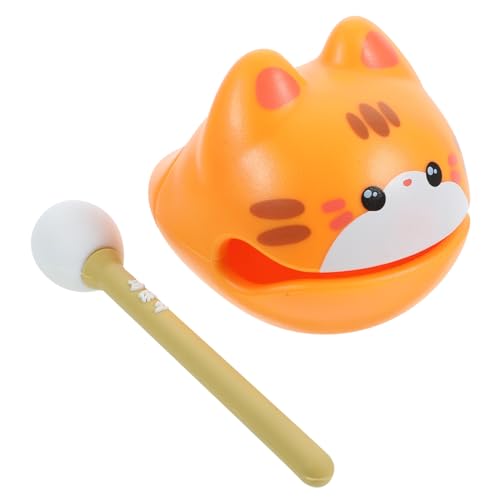 MOLUCKFU Süßes Kätzchen Muyu Büro Dekompressionsartefakt Desktop Ornament Kreative Meditation Schlagspielzeug Weiße Katze Little Muyu Katzenspielzeug Für Innenkatzen Interaktives von MOLUCKFU