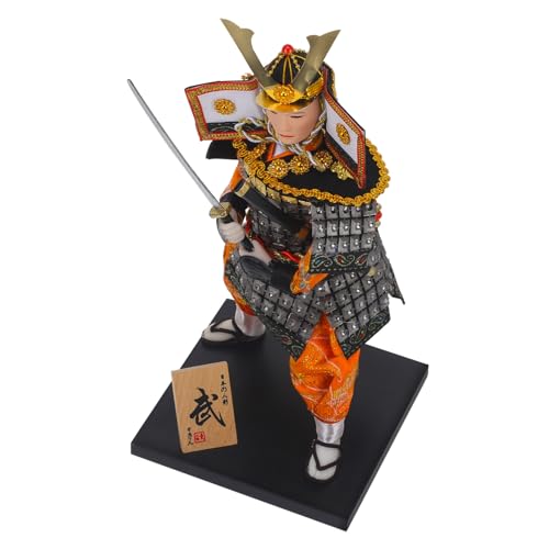 MOLUCKFU Traditionelle Samurai Puppe Japanischer Stil Handgefertigte Kriegerfigur Deko für Japanisches Wohnambiente Sammlerfigur Japanische Kultur Geschenkidee MOLUCKFU Traditionelle Samurai Puppe Japanischer Stil Handgefertigte Kriegerfigur Deko für Japanisches Wohnambiente Sammlerfigur Japanische Kultur Geschenkidee von MOLUCKFU