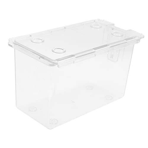 MOLUCKFU Verschlussbox Abfallkartenbox Leere Karten Aufbewahrungsboxen Pokerkarten Aufbewahrungskoffer Pokerkartenbehälter Pokerkartenkoffer Acryl Pokerkoffer Kartenaufbewahrungs Organizer von MOLUCKFU