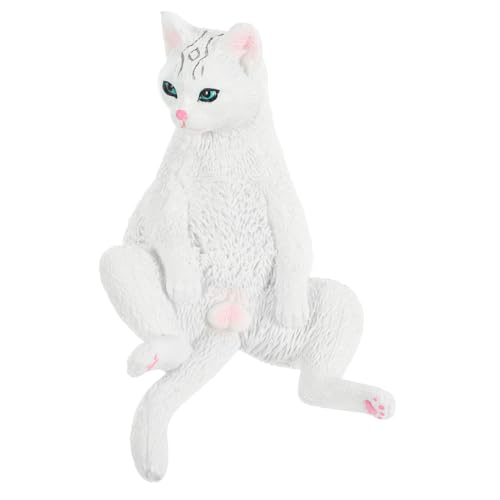 MOLUCKFU Weißes Katzenmodell, Schreibtischdekor, Kleine Katzendekoration, Schreibtisch Katzendekor, Cartoon Kätzchen, Basteln, Katzenfoto Requisite, Gefälschte Katzenstatue, Schreibtisch MOLUCKFU Weißes Katzenmodell, Schreibtischdekor, Kleine Katzendekoration, Schreibtisch Katzendekor, Cartoon Kätzchen, Basteln, Katzenfoto Requisite, Gefälschte Katzenstatue, Schreibtisch von MOLUCKFU
