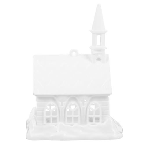 MOLUCKFU Weißes Kleines In Schneeszene, Weihnachtsdekor, Kunststoffmodell, Dekoratives Miniaturmodell, Mini Modell, Ornamente, Mini, Winzige Modelldekorationen, Kleine Dekoration, MOLUCKFU Weißes Kleines In Schneeszene, Weihnachtsdekor, Kunststoffmodell, Dekoratives Miniaturmodell, Mini Modell, Ornamente, Mini, Winzige Modelldekorationen, Kleine Dekoration, von MOLUCKFU
