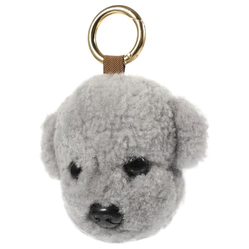 MOLUCKFU Welpenpuppenanhänger, Welpenplüschtiere, Hundeschlüsselanhänger, Ausgestopftes Hundespielzeug, Hundekuscheltier, Hundeplüschtier, Schlüsselanhänger, Plüschschlüsselanhänger, Süßes von MOLUCKFU