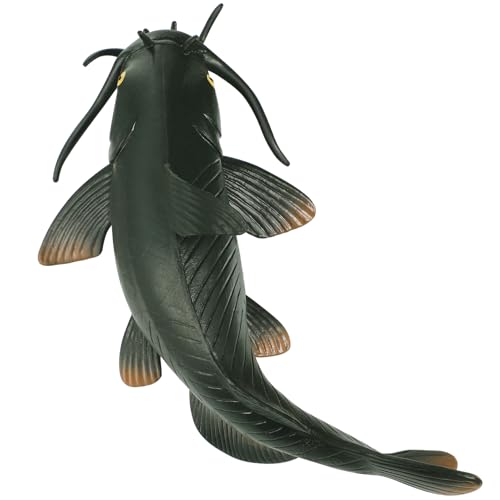 MOLUCKFU Wels- -Ornament Kuchenverzierung Künstlich Gefälschte Fischdekoration Figuren Tischplatte Boot Lebensechte Welsfigur Ausgestopft Gefälschter Fisch Plüsch Mini Brown Plastik MOLUCKFU Wels- -Ornament Kuchenverzierung Künstlich Gefälschte Fischdekoration Figuren Tischplatte Boot Lebensechte Welsfigur Ausgestopft Gefälschter Fisch Plüsch Mini Brown Plastik von MOLUCKFU
