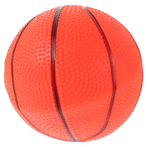MOLUCKFU 12cm PVC Kinder Basketball Hüpfspielzeug Kleiner Basketball Für Kinder Block Fußball Orange Basketball von MOLUCKFU