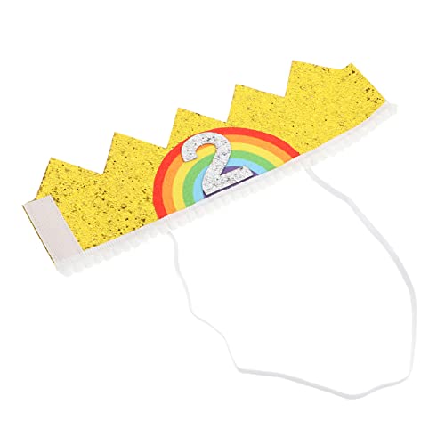 MOLUCKFU Süße Baby Geburtstag Krone Hut Geburtstag Party Es Baby Mädchen Modische Regenbogen Kopfbedeckung MOLUCKFU Süße Baby Geburtstag Krone Hut Geburtstag Party Es Baby Mädchen Modische Regenbogen Kopfbedeckung von MOLUCKFU