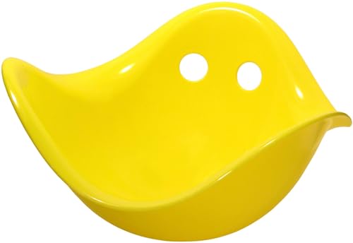 MOLUK 2843004 Bilibo gelb, endlose Spielmöglichkeiten, Motorikspielzeug für Kinder ab 2 Jahren, Spielschale, innovatives Lernspielzeug von MOLUK