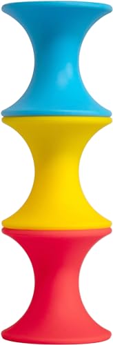 MOLUK 2843414 Tulu, Elastische Bausteine aus weichem Silikon, Motorikspielzeug für Babys und Kinder ab 0+ Monaten, 3-teilig MOLUK 2843414 Tulu, Elastische Bausteine aus weichem Silikon, Motorikspielzeug für Babys und Kinder ab 0+ Monaten, 3-teilig von MOLUK