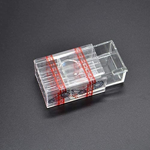 1 Stück transparente Schatz-Magic-Box Magic Tricks Comedy Magic Box Nahaufnahme Illusion Gimmick Requisiten Zubehör von MOMOMAGE