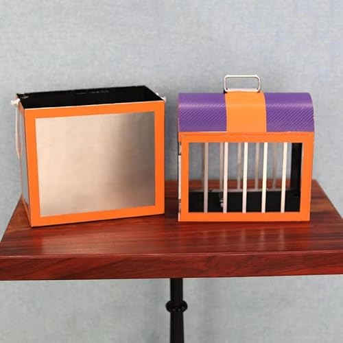 MOMOMAGE Dove to Rabbit Magic Tricks Dove Vanishes and Rabbit Appearing in the Cage Visual Change Stage Illusions Gimmicks Mentalism Prop von MOMOMAGE