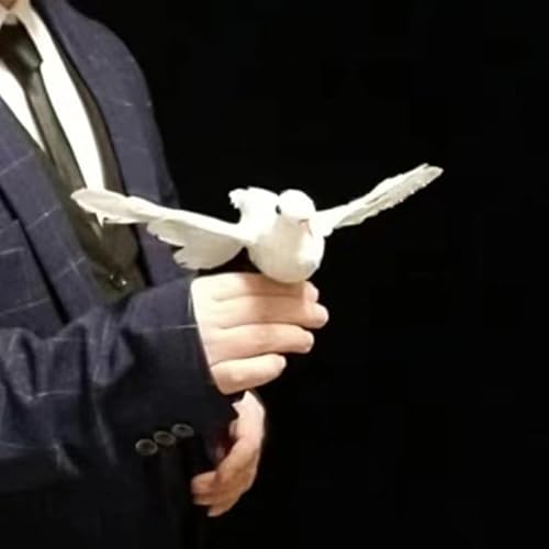 MOMOMAGE Elektronische Bionische Taube Zaubertricks Klassische Taube Magie Requisiten Bühne Illusionen Gimmicks für Professionelle Magier Zubehör von MOMOMAGE