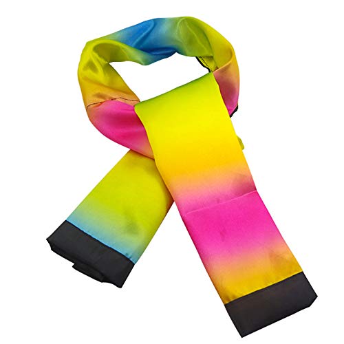 MOMOMAGE Farbwechsel-Schal, Zaubertricks, Schwarz zu Regenbogen-Seide, Magie, Bühne, Straße, Nahaufnahme, Illusionen, Gimmick-Requisiten, magische Streifen, Seide MOMOMAGE Farbwechsel-Schal, Zaubertricks, Schwarz zu Regenbogen-Seide, Magie, Bühne, Straße, Nahaufnahme, Illusionen, Gimmick-Requisiten, magische Streifen, Seide von MOMOMAGE