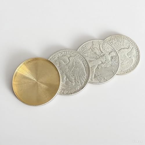 MOMOMAGE Mehrzweck-Flipper-Münze (Walking Liberty Half Dollar) Zaubertricks Schwerkraft/magnetische Münze Nahaufnahme Illusionen Gimmicks für Magier von MOMOMAGE