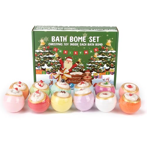 MOMOSTAR Badebomben für Kinder mit Weihnachtsschmuck von MOMOSTAR
