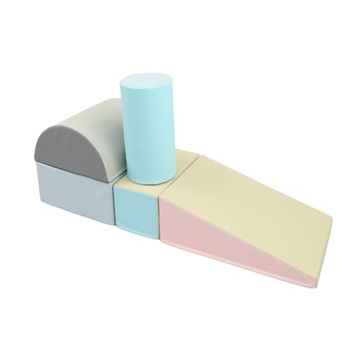 Bausteine Schaumstoff Hindernisparcours für Kinder große Bauklötze Riesenbausteine Softsteine Schaumstoffbausteine zu Hause Soft Pastel von MONKEY GYM