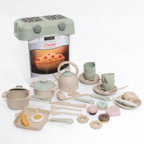 Herd Kinder mit Zubehör Spielofen & Geschirr Töpfen Spielküche Sandspielzeug Gartenspielzeug beige und Mint Herd Kinder mit Zubehör Spielofen & Geschirr Töpfen Spielküche Sandspielzeug Gartenspielzeug beige und Mint von MONKEY GYM
