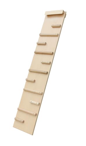 MONKEY GYM Kletterrampe Rutsche für Sprossenwand Kletterdreieck & Klettergerüst Sprossenwand Spielplatz Indoor Holz von MONKEY GYM