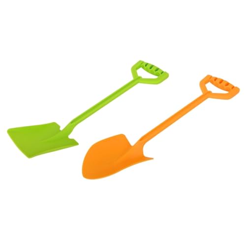MONKEY GYM Sandschaufeln groß Sandspielzeug 2 Stücke für Kinder Gartenspielzeug Sandkasten Schaufel 39cm Strandspielzeug orange und grün MONKEY GYM Sandschaufeln groß Sandspielzeug 2 Stücke für Kinder Gartenspielzeug Sandkasten Schaufel 39cm Strandspielzeug orange und grün von MONKEY GYM