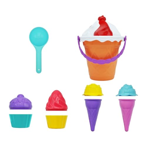 MONKEY GYM Sandspielzeug Sandformen Eiswaffeln Eimer Sandkastenspielzeug für Kinder Strandspielzeug Eisсreme MONKEY GYM Sandspielzeug Sandformen Eiswaffeln Eimer Sandkastenspielzeug für Kinder Strandspielzeug Eisсreme von MONKEY GYM