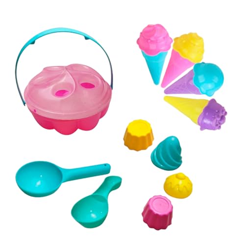 MONKEY GYM Sandspielzeug Sandformen Eiswaffeln Eimer Sandkastenspielzeug für Kinder Strandspielzeug Konditor MONKEY GYM Sandspielzeug Sandformen Eiswaffeln Eimer Sandkastenspielzeug für Kinder Strandspielzeug Konditor von MONKEY GYM