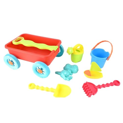 MONKEY GYM Sandspielzeug Sandkasten Spielzeug Strandspielzeug für Kinder Sandkastenformen Schubkarre rot MONKEY GYM Sandspielzeug Sandkasten Spielzeug Strandspielzeug für Kinder Sandkastenformen Schubkarre rot von MONKEY GYM